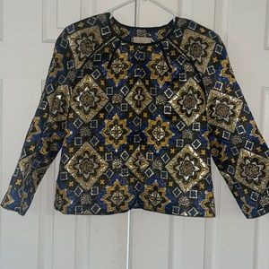 Loft cropt blazer for shoppers that are artsy